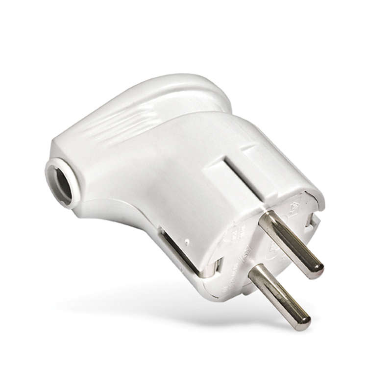 

Вилка электрич. с заземл. угл. бел. 16А 250В (еврослот) UNIVersal А105 ( 1шт. ), Белый