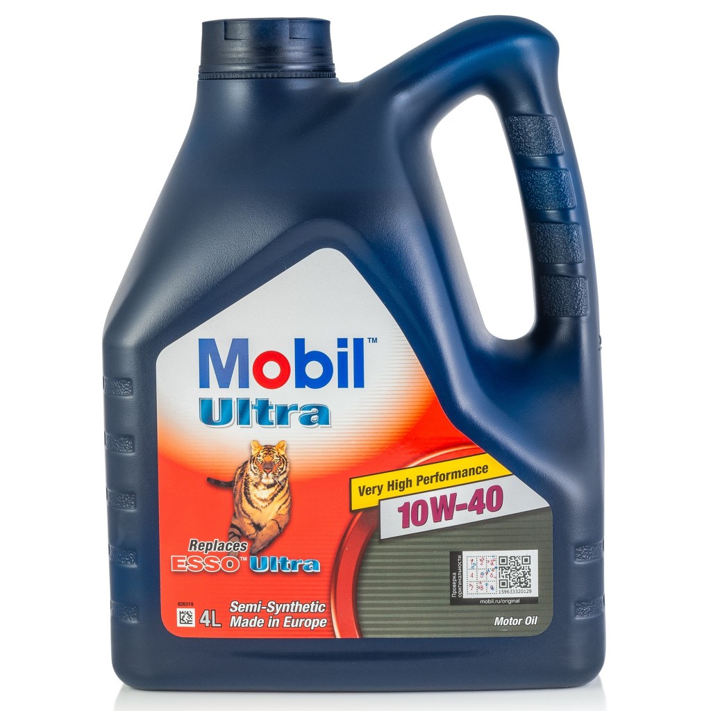 Моторное масло Mobil 1 ultra 10w40 4л