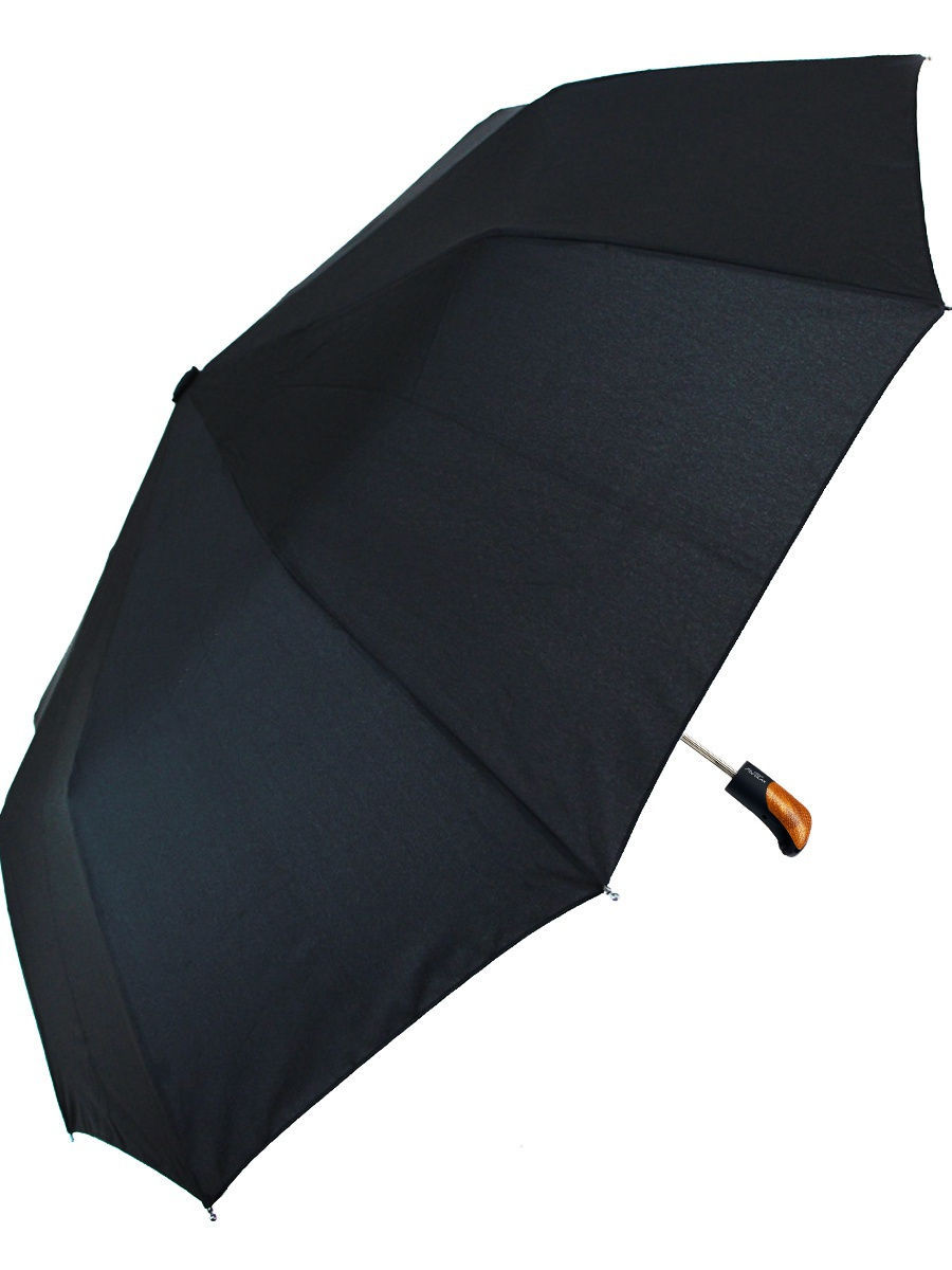 

Зонт складной мужской полуавтоматический Popular Umbrella 1047N черный, 1047N