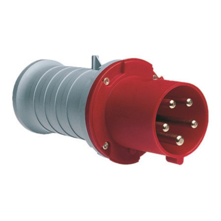 

Вилка эл. каб. 63А 3P+N+E IP44 ABB 2CMA166764R1000, Красный;серый