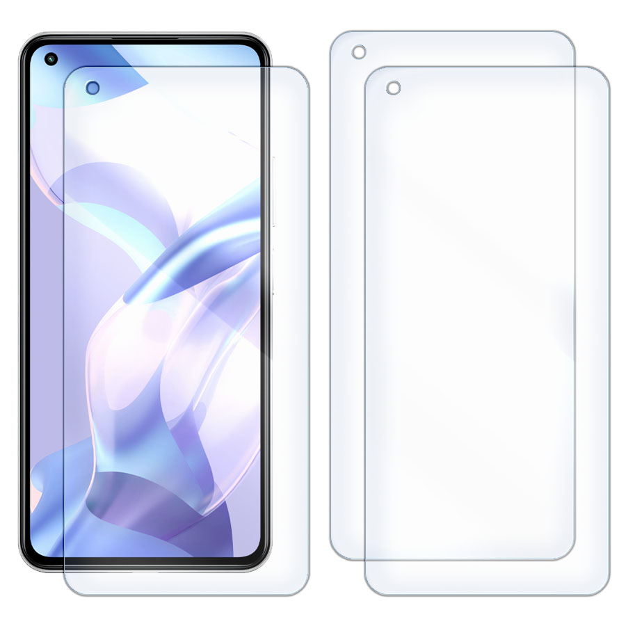 

Комплект из 3-x защитных гибридных стекол для Xiaomi 11 Lite 5G NE