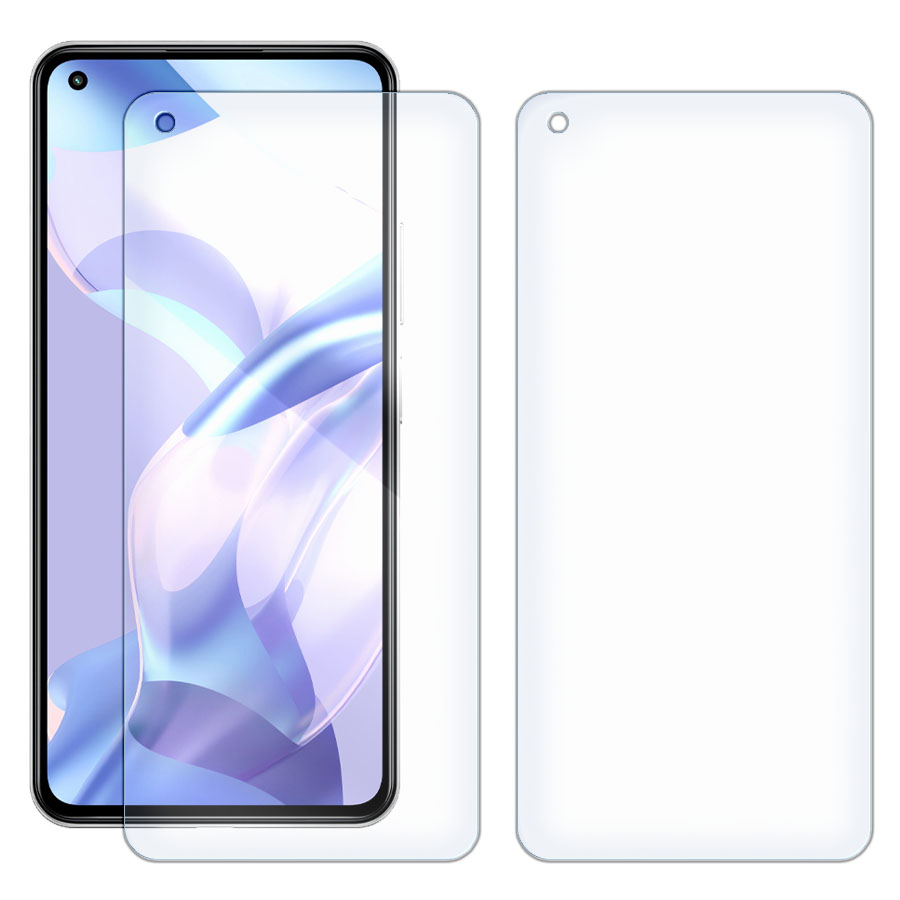 Комплект из 2-x защитных гибридных стекол для Xiaomi 11 Lite 5G NE