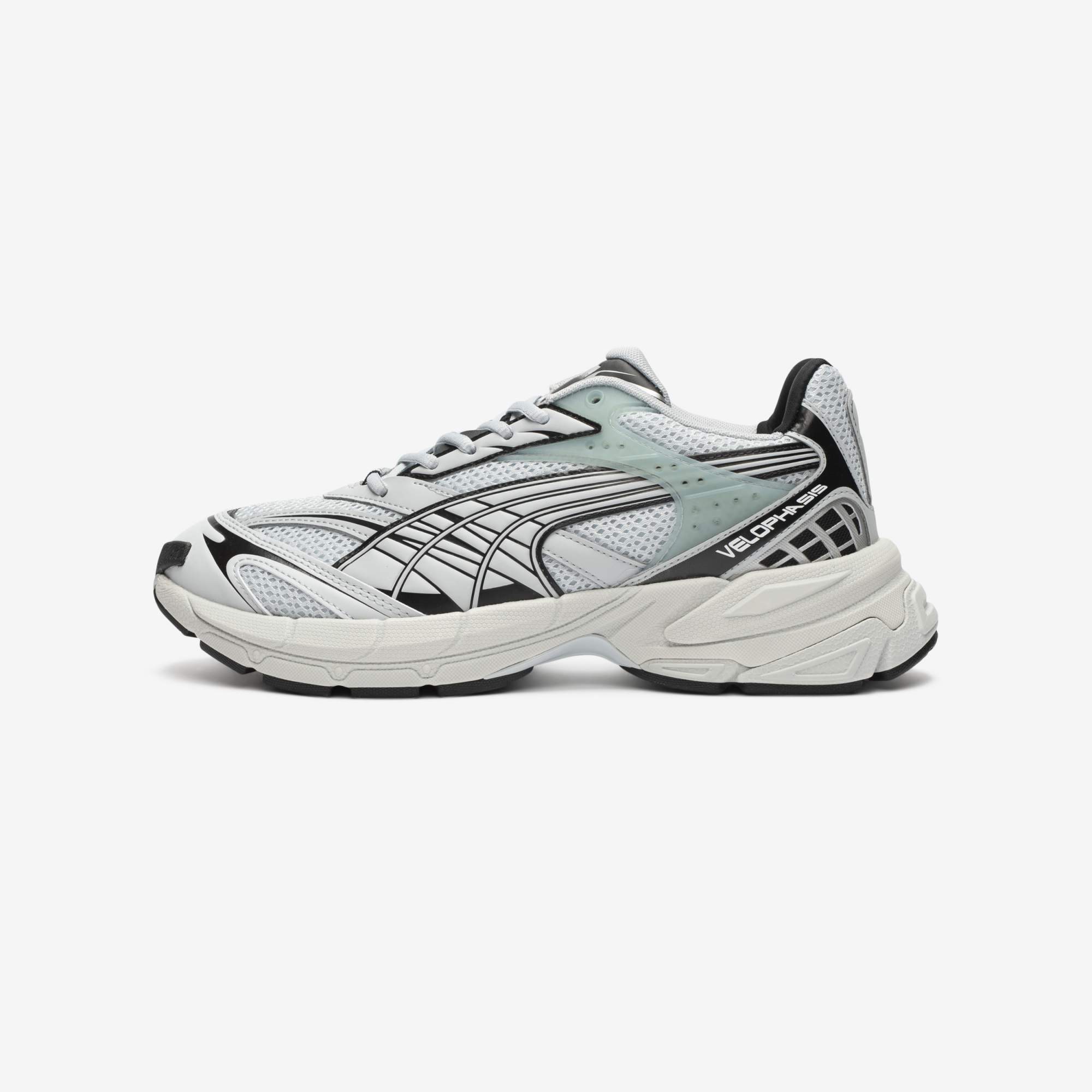 

Спортивные кроссовки мужские PUMA Velophasis Technisch серые 7.5 UK, Серый, Velophasis