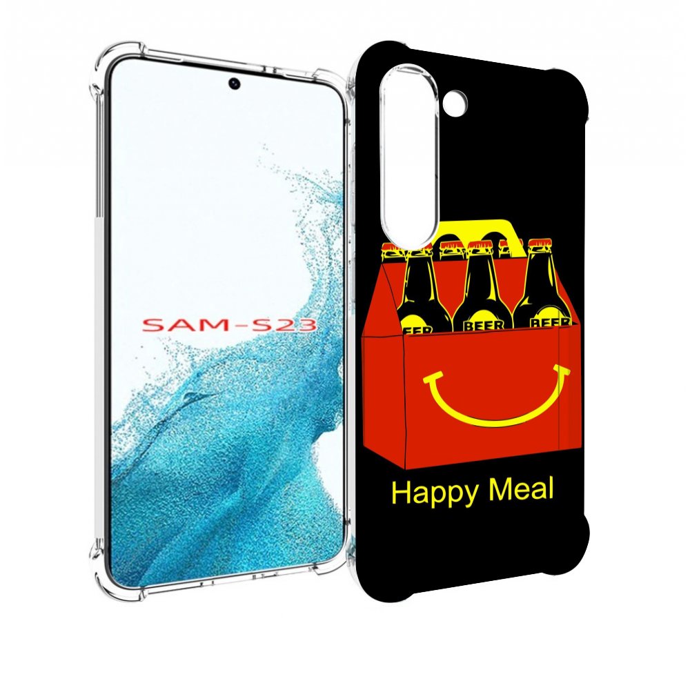 

Чехол MyPads Happy Meal для Samsung Galaxy S23, Прозрачный, Tocco