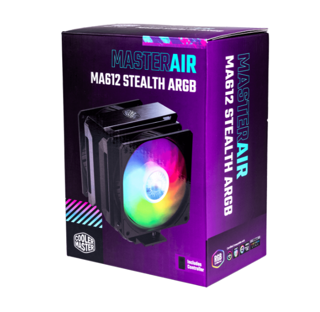 

Кулер для процессора Cooler Master MasterAir MA612 Stealth ARGB (MAP-T6PS-218PA-R1V2), MasterAir MA612 Stealth ARGB
