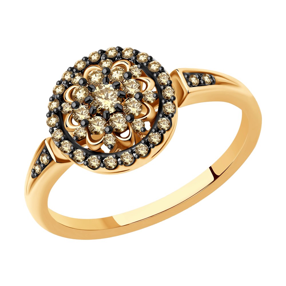 

Кольцо из красного золота с бриллиантом р. 18,5 SOKOLOV Diamonds 1012119, 1012119