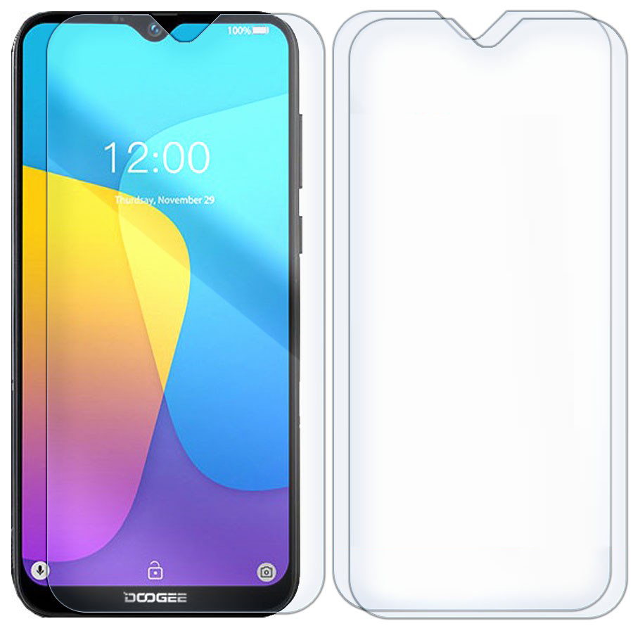 

Комплект из 3-x защитных гибридных стекол для Doogee X90