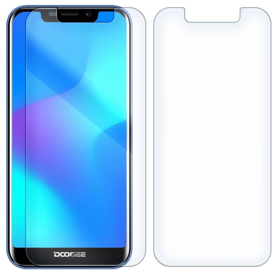 

Комплект из 2-x защитных гибридных стекол для Doogee X70