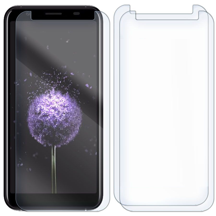 Комплект из 3-x защитных гибридных стекол для Doogee X55