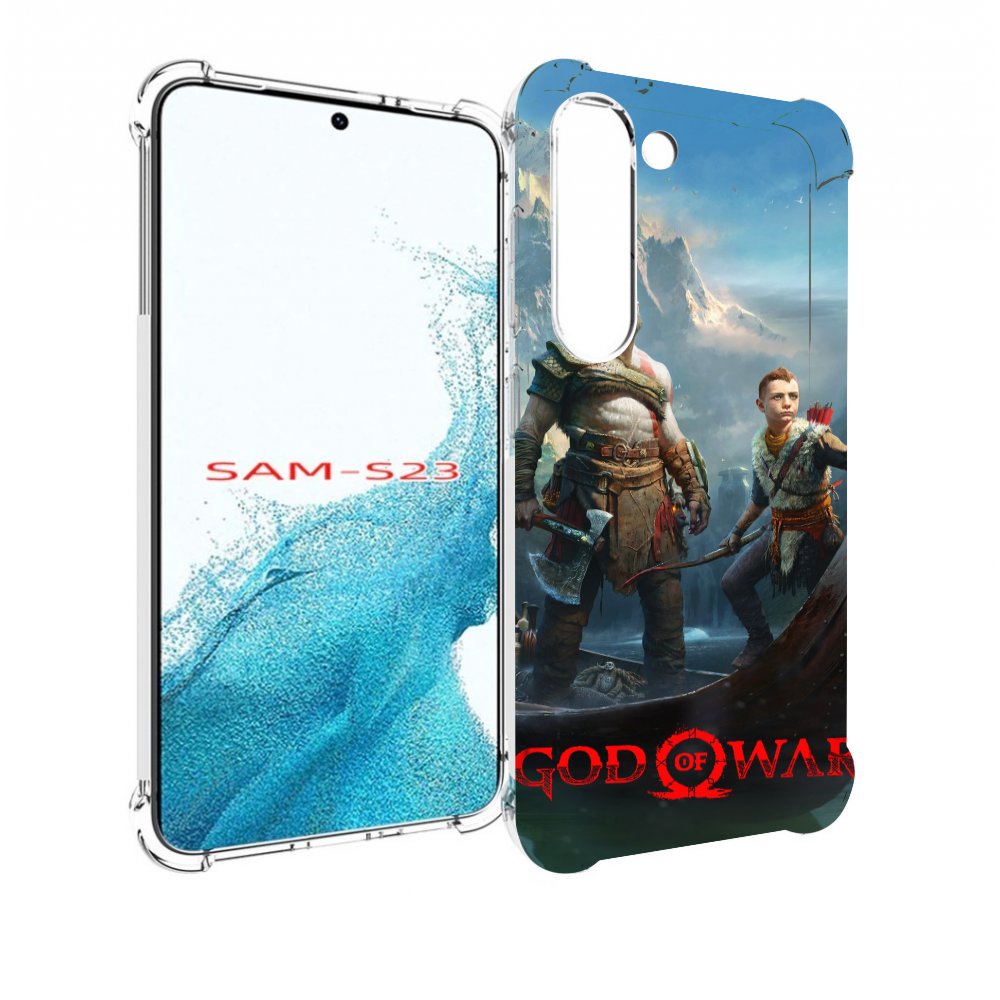 

Чехол MyPads God Of War Кратос Атрей для Samsung Galaxy S23, Прозрачный, Tocco