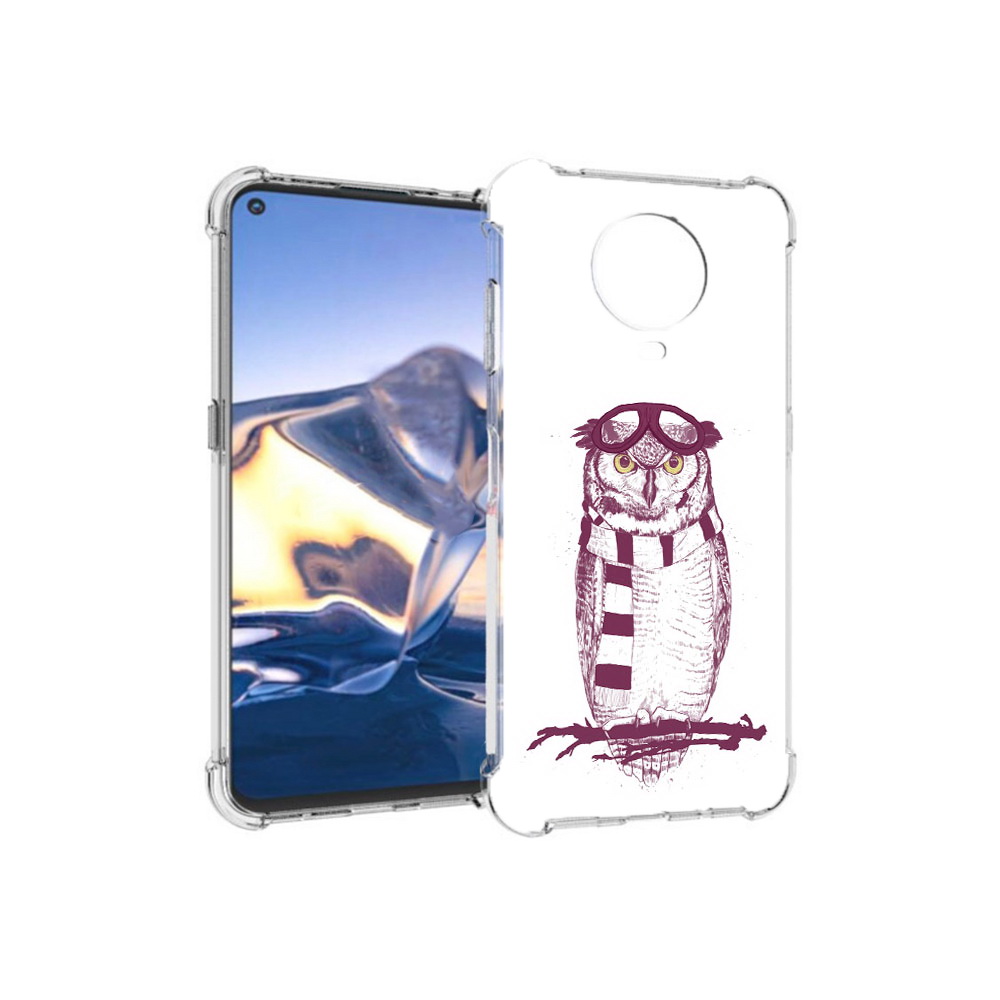 

Чехол MyPads Tocco для Nokia G10 сова-летчик (PT171673.98.612), Tocco