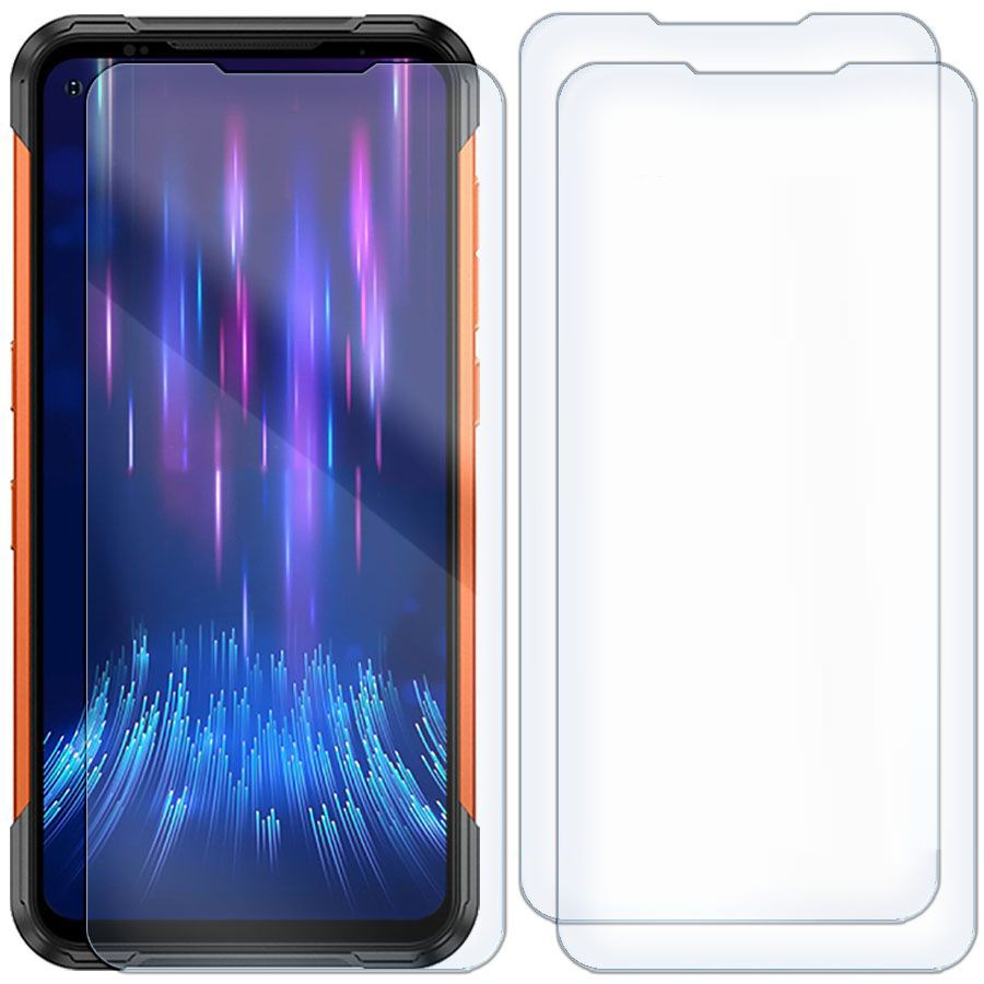 Комплект из 3-x защитных гибридных стекол для Doogee S97 Pro