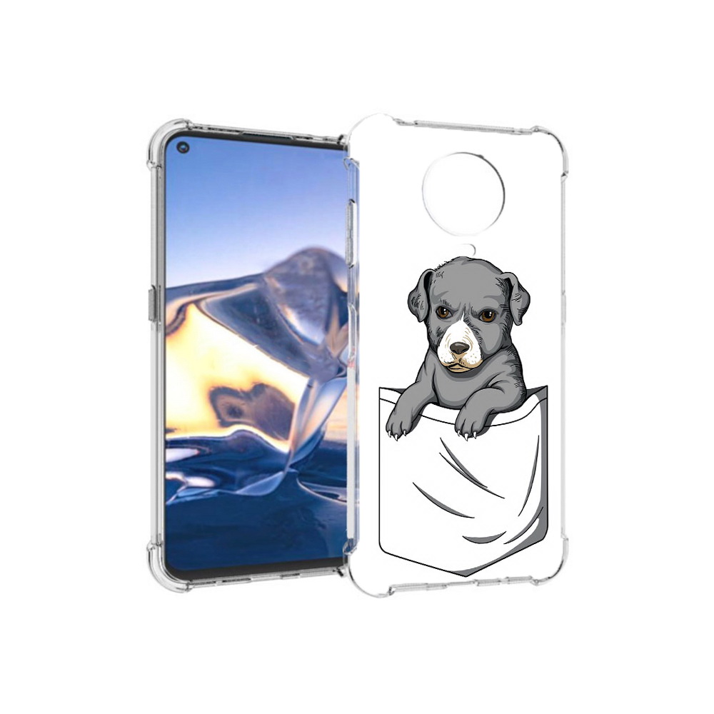 

Чехол MyPads Tocco для Nokia G10 собачка в кармане (PT171673.98.611), Tocco