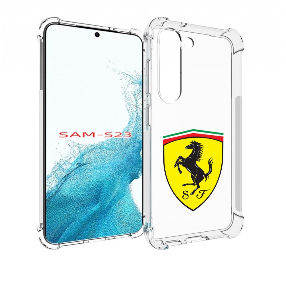 

Чехол Mypads Ferrari-3 Мужской Для Samsung Galaxy S23, Прозрачный, Tocco