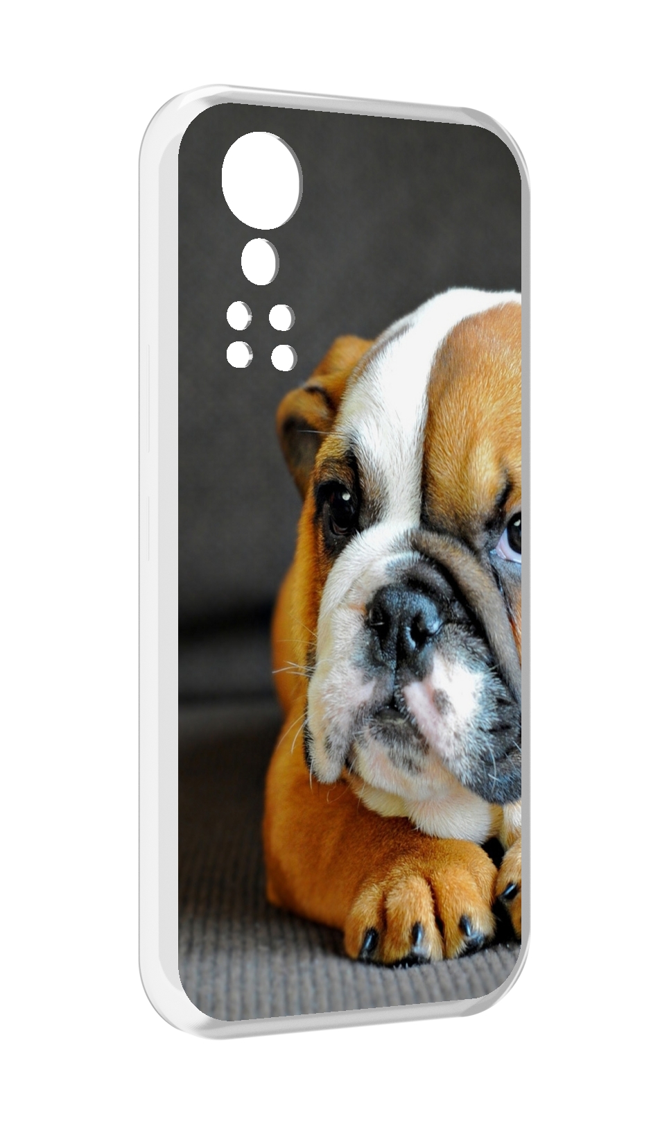 Чехол MyPads англии?скии? бульдор для ZTE Axon 30 5G / Axon 30S