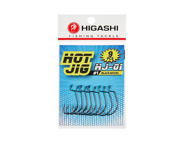 HIGASHI Крючок офсетный HIGASHI HOT JIG HJ-01 (Размер # 2/0; 7шт )