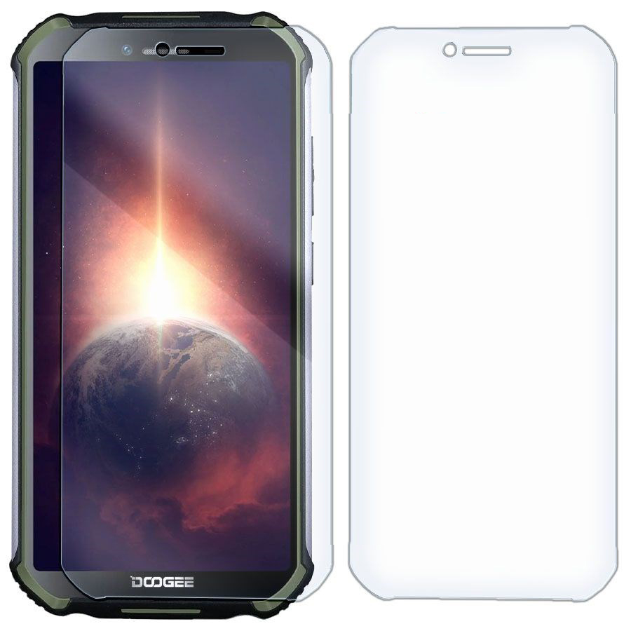 

Комплект из 2-x защитных гибридных стекол для Doogee S40 Pro