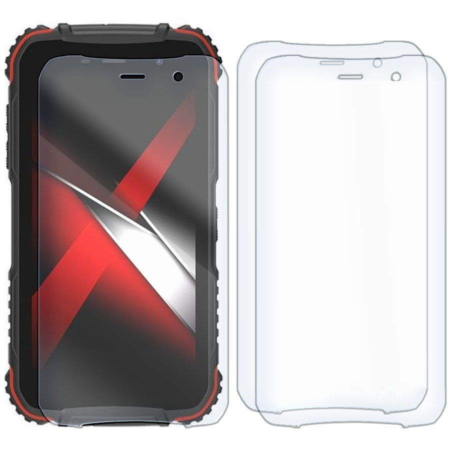 

Комплект из 3-x защитных гибридных стекол для Doogee S35