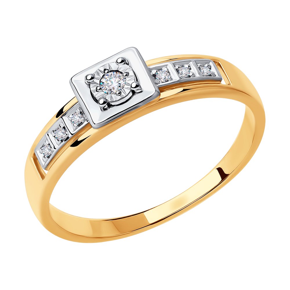 

Кольцо из золота р. , SOKOLOV Diamonds 1011826, бриллиант, 1011826