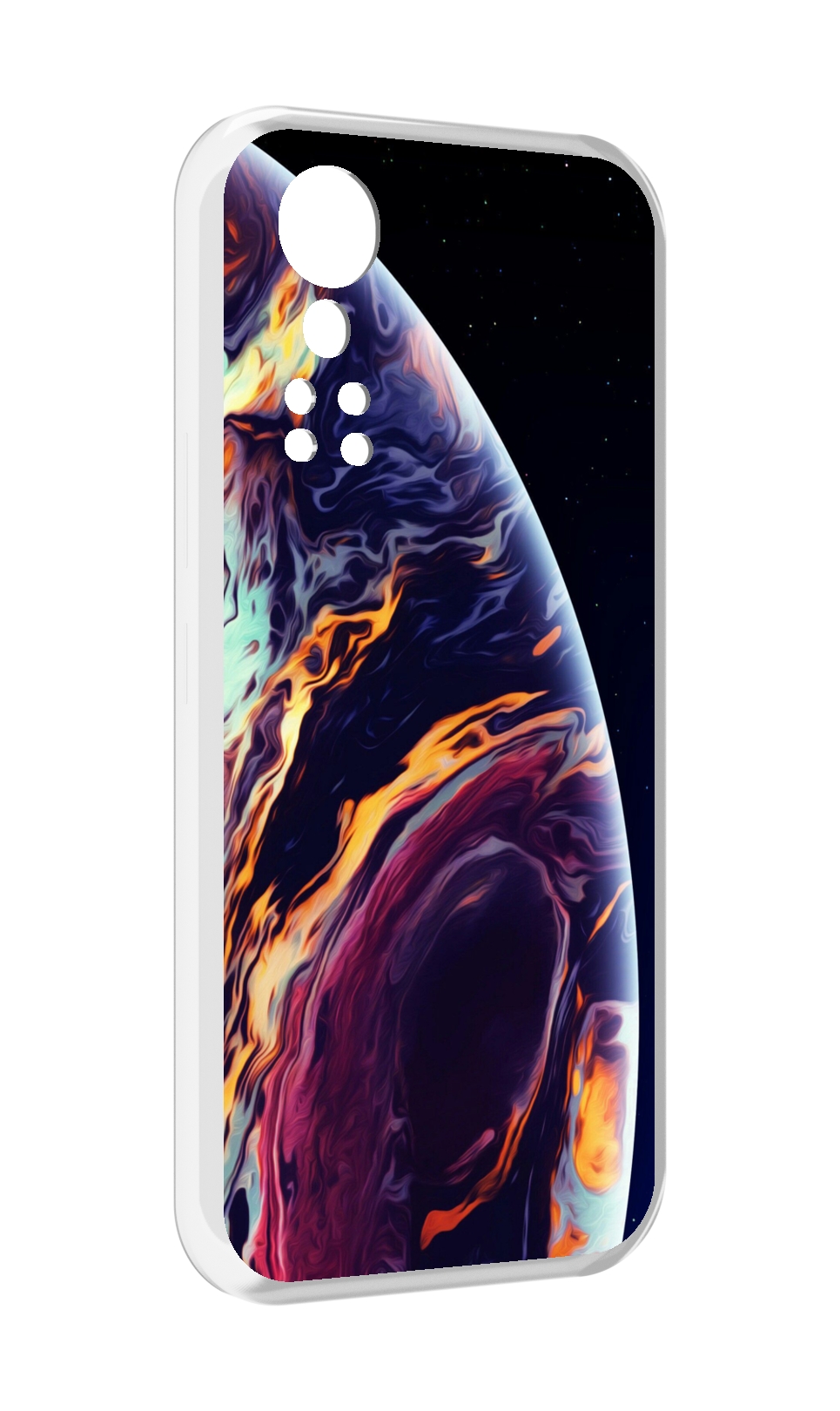 

Чехол MyPads акварельная планета для ZTE Axon 30 5G / Axon 30S, Прозрачный, Tocco
