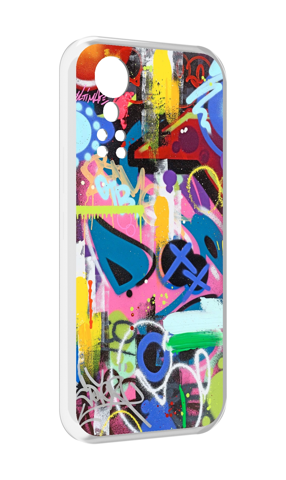 

Чехол MyPads абстракция-графити для ZTE Axon 30 5G / Axon 30S, Прозрачный, Tocco