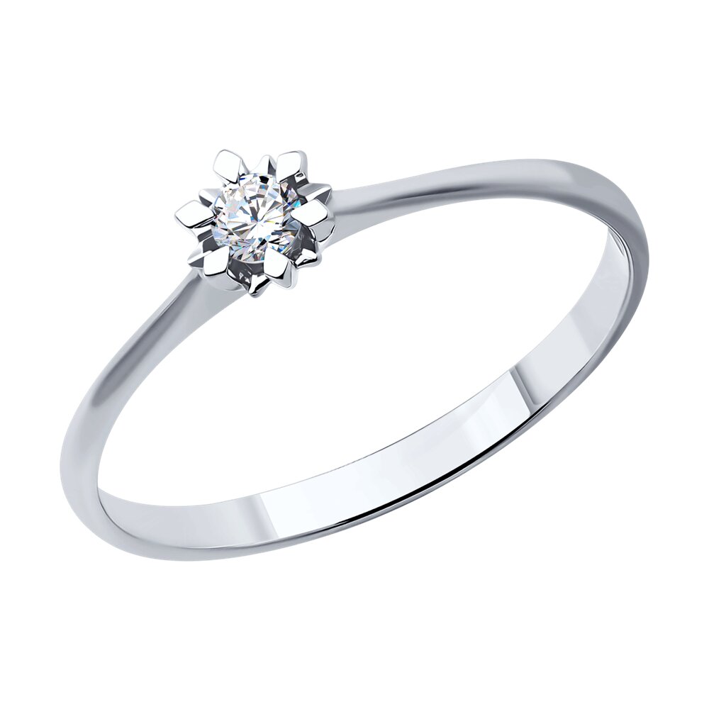 

Кольцо из золота р.  SOKOLOV Diamonds 1010531, бриллиант, 1010531
