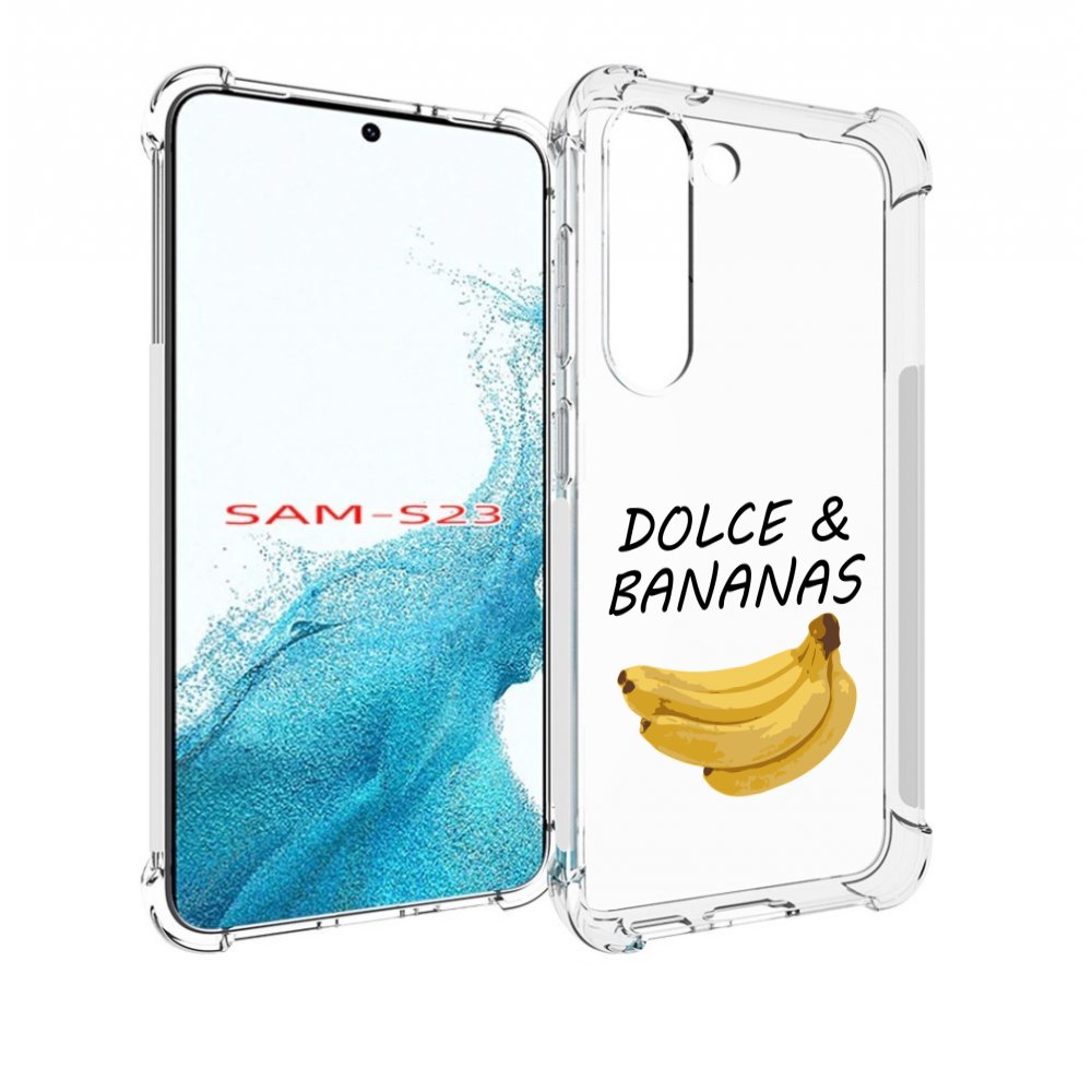 

Чехол Mypads Dolce Банан Для Samsung Galaxy S23, Прозрачный, Tocco