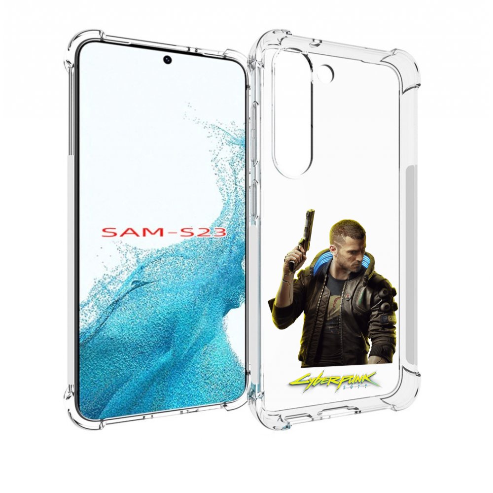 

Чехол MyPads Cyberpunk-2077 для Samsung Galaxy S23, Прозрачный, Tocco