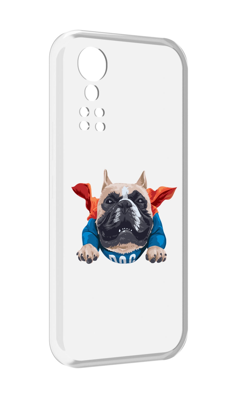 

Чехол MyPads Супер-Дог для ZTE Axon 30 5G / Axon 30S, Прозрачный, Tocco