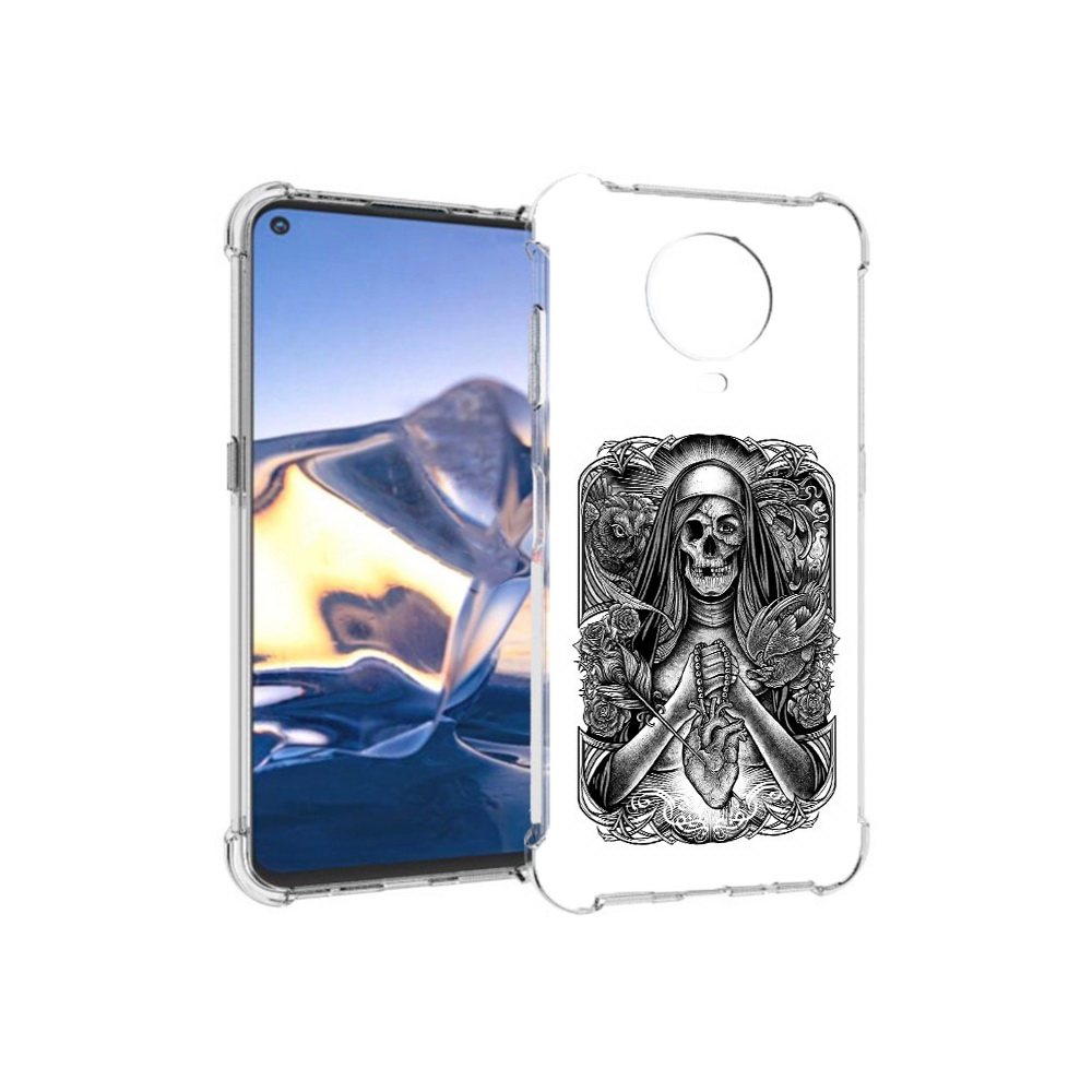 

Чехол MyPads Tocco для Nokia G10 скелет с сердцем (PT171673.98.603), Tocco