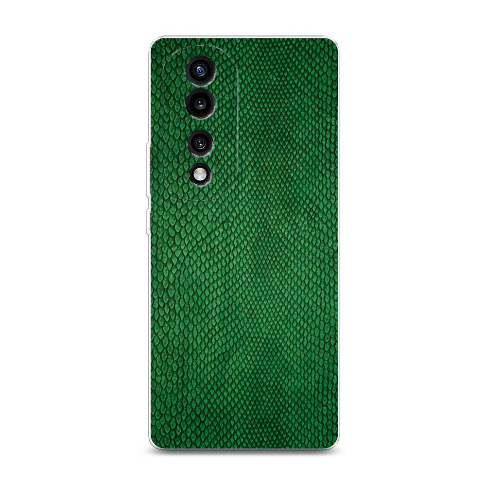

Силиконовый чехол "Изумрудная змея" на Honor 70 Pro, 6108350-3