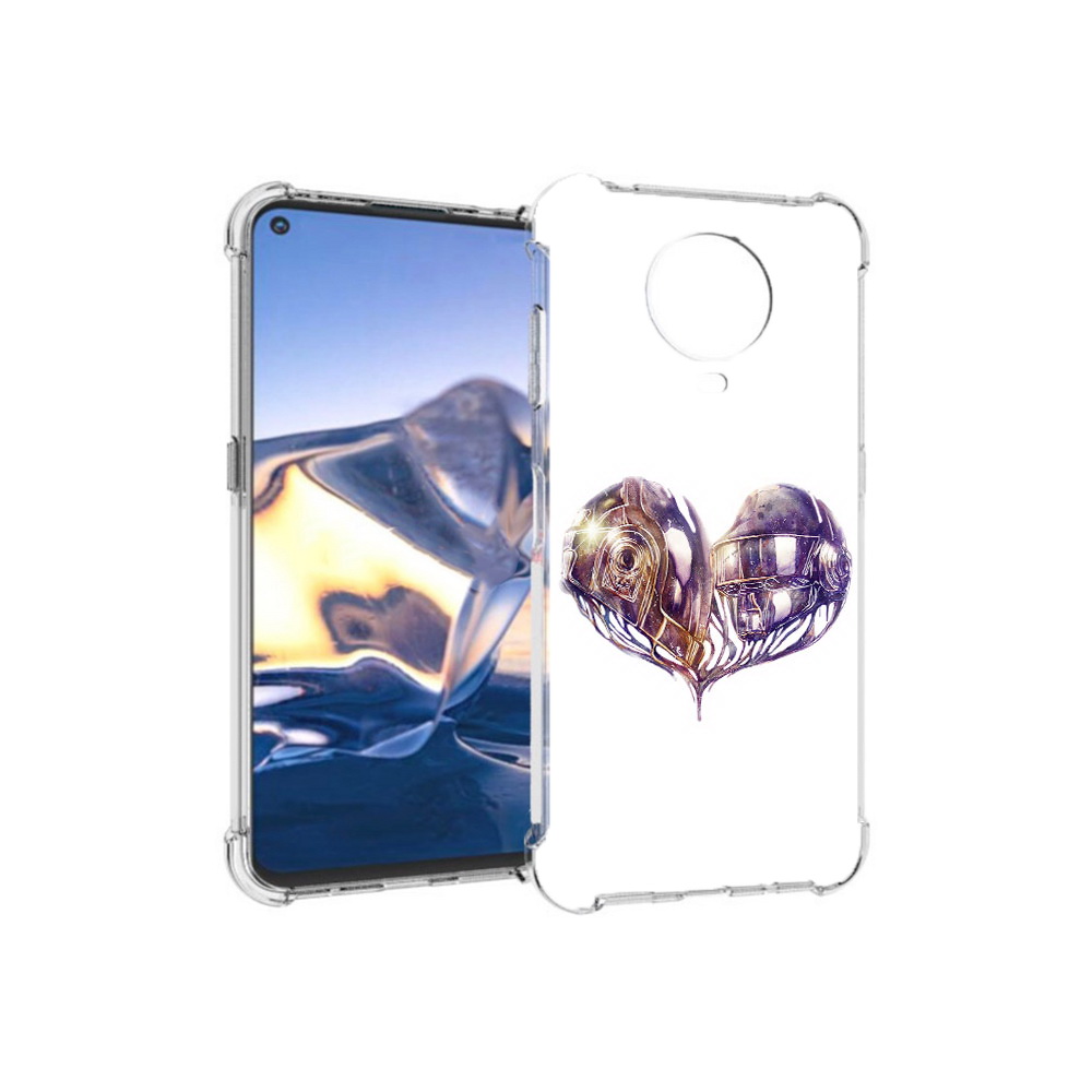 

Чехол MyPads Tocco для Nokia G10 сердце абстракция (PT171673.98.596), Tocco