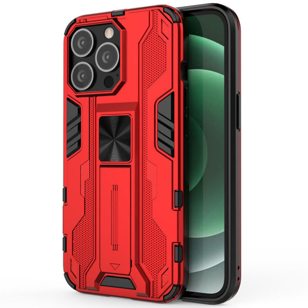 

Galvatron | Противоударный чехол-подставка для iPhone 14 Pro с защитой камеры