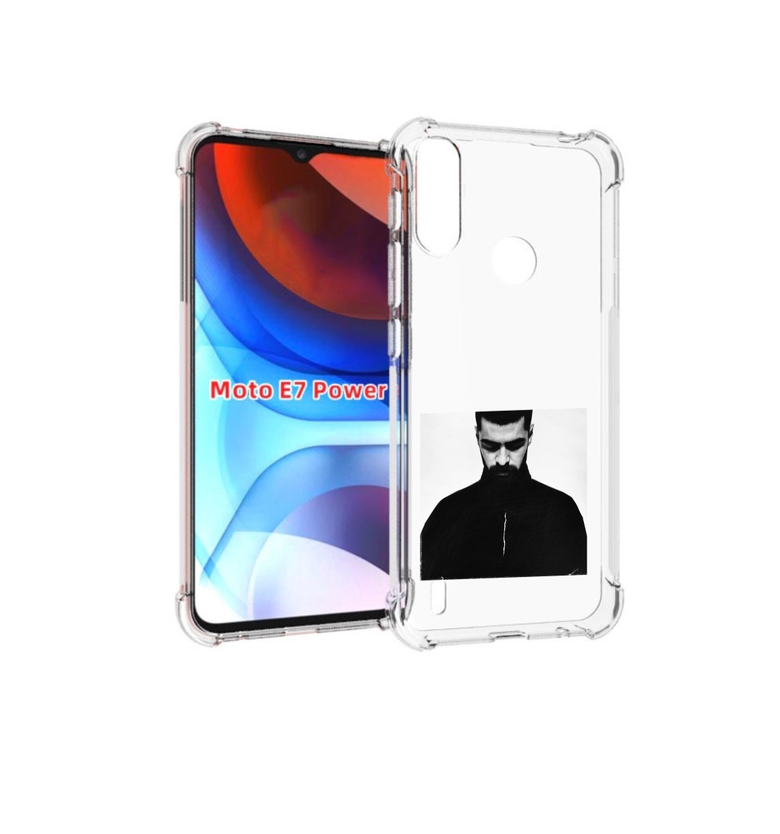 

Чехол MyPads Buster Keaton Miyagi мужской для Motorola Moto E7 Power, Прозрачный, Tocco