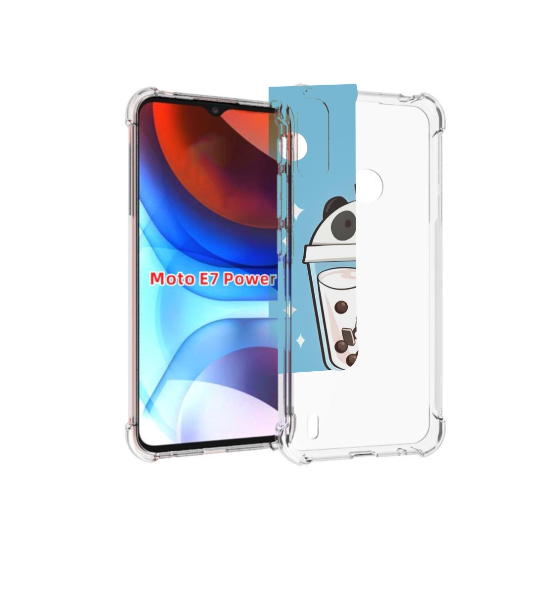 

Чехол MyPads Bubble tea для Motorola Moto E7 Power, Прозрачный, Tocco