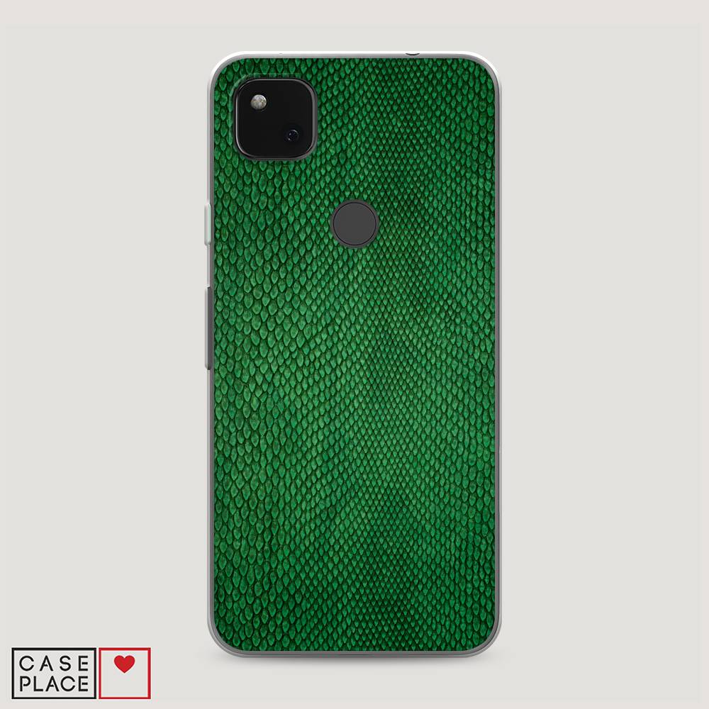 

Чехол Awog на Google Pixel 4A "Изумрудная змея", Разноцветный, 270650-3