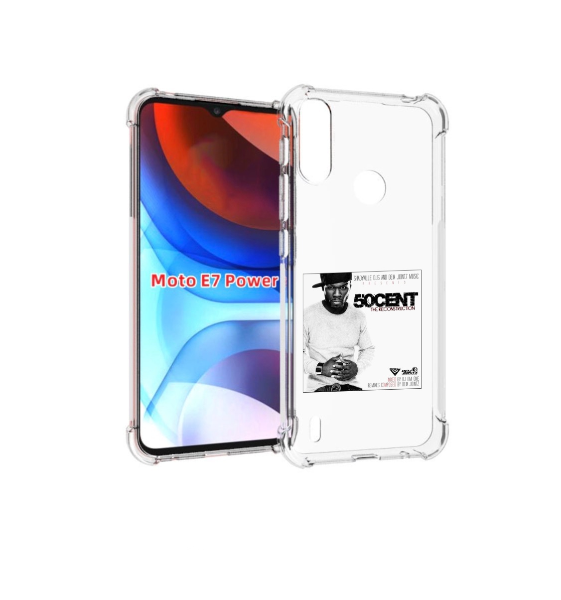

Чехол MyPads 50 Cent - The Reconstruction для Motorola Moto E7 Power, Прозрачный, Tocco