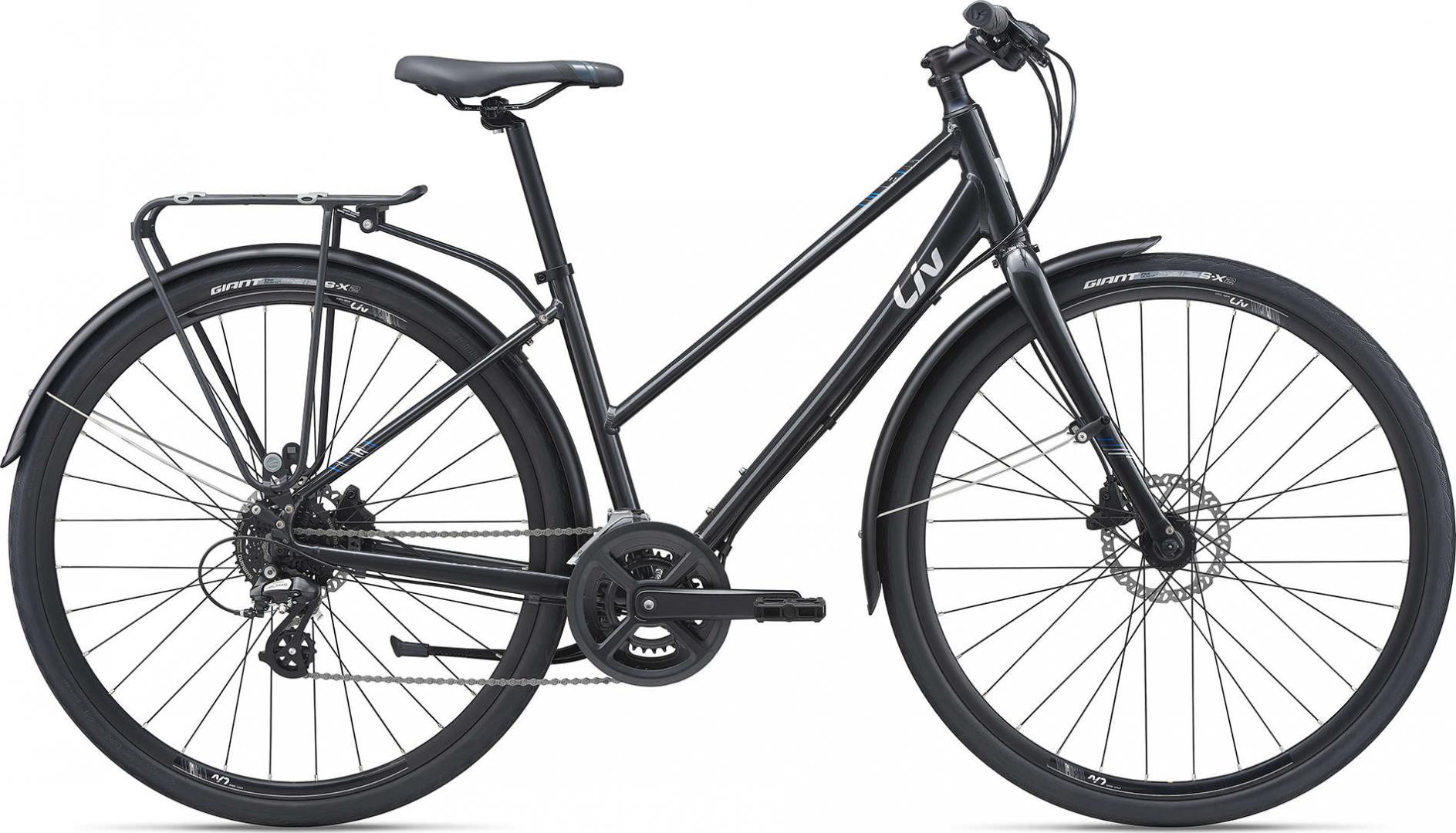 

Велосипед Giant Alight 2 DD City Disc (2021), Черный, S, Alight 2 DD City Disc