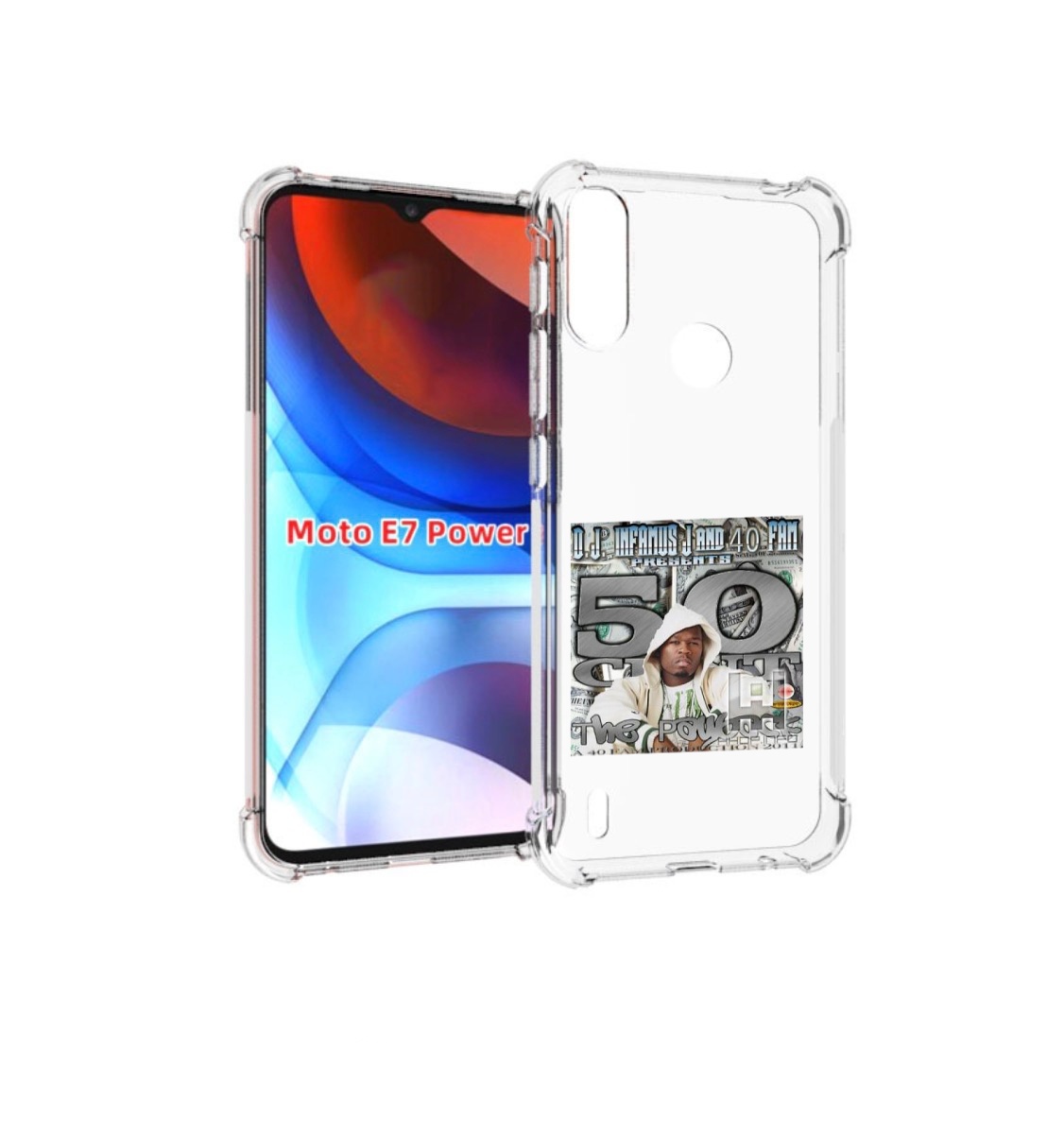 

Чехол MyPads 50 Cent - The Payback для Motorola Moto E7 Power, Прозрачный, Tocco