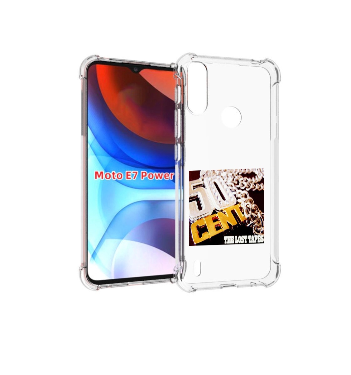 

Чехол MyPads 50 Cent - The Lost Tapes для Motorola Moto E7 Power, Прозрачный, Tocco