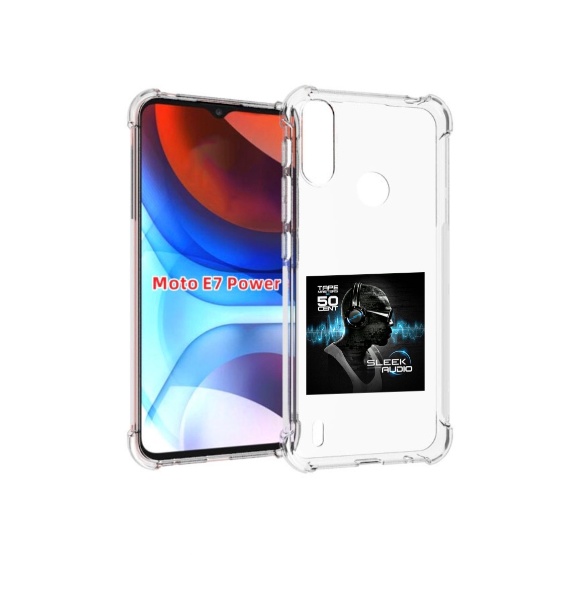 

Чехол MyPads 50 Cent - Sleek Audio для Motorola Moto E7 Power, Прозрачный, Tocco