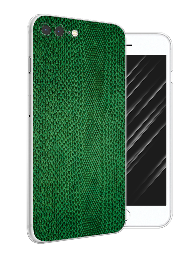 

Чехол Awog на Apple iPhone 7 Plus / Айфон 7 Plus "Изумрудная змея", Разноцветный, 10750-3