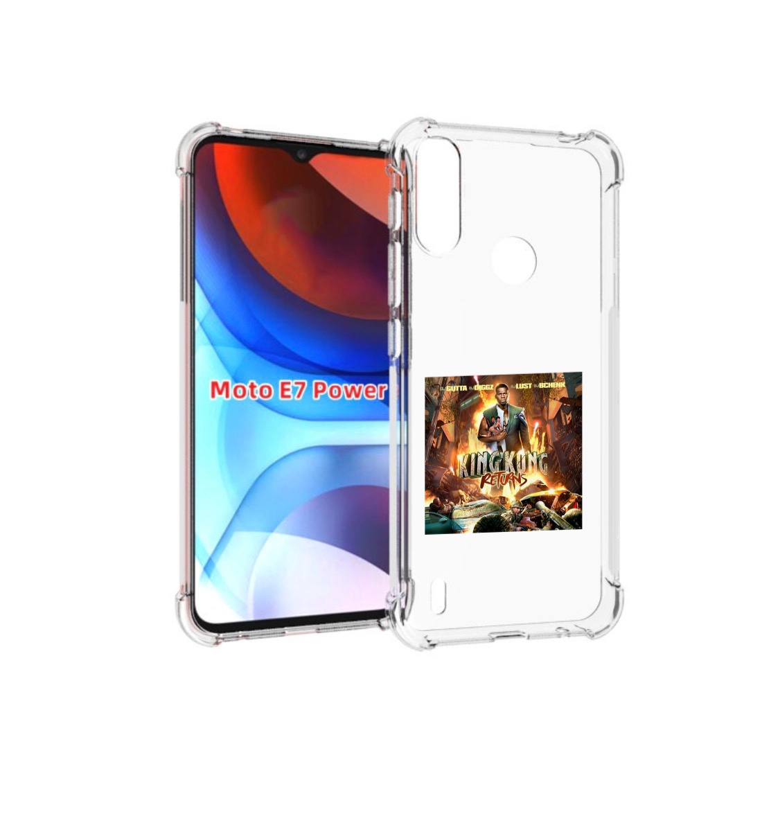 

Чехол MyPads 50 Cent - King Kong Returns для Motorola Moto E7 Power, Прозрачный, Tocco