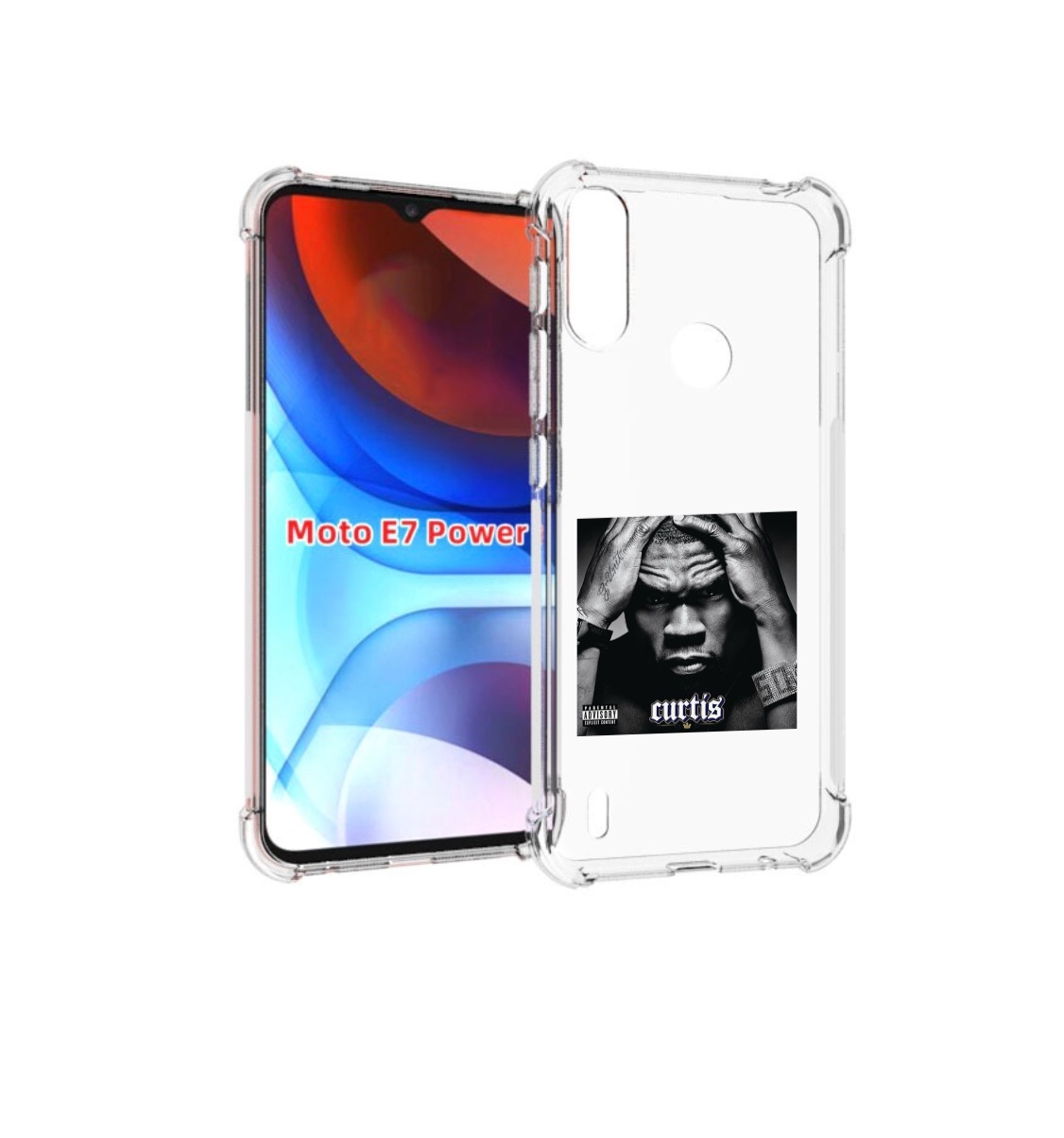 

Чехол MyPads 50 Cent - Curtis для Motorola Moto E7 Power, Прозрачный, Tocco