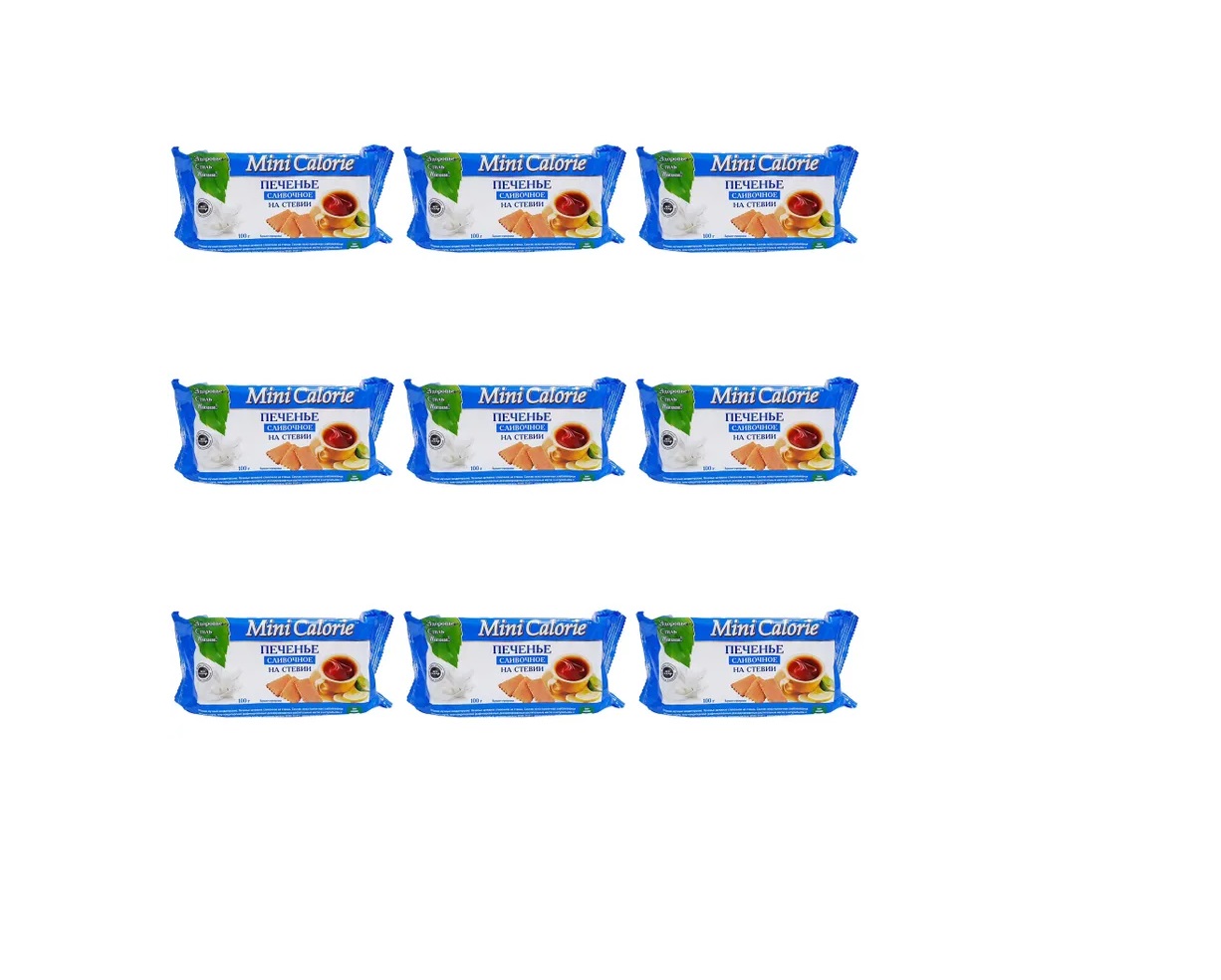 

Печенье Mini calorie диет пром сливочное на стевии 100г х 9шт