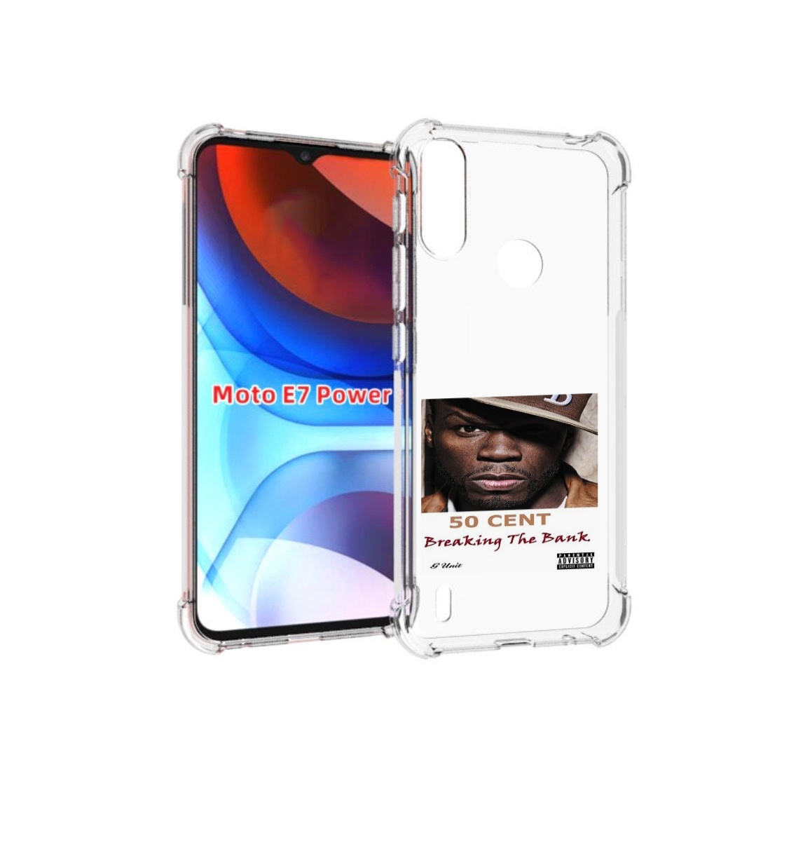 

Чехол MyPads 50 Cent - Breaking The Bank для Motorola Moto E7 Power, Прозрачный, Tocco