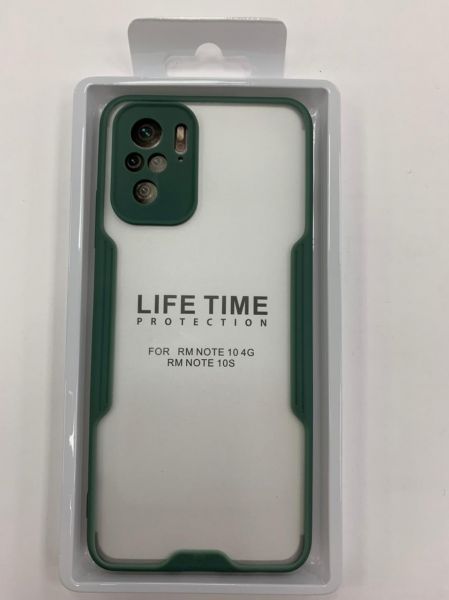 

Накладка силикон Life Time для Xiaomi Redmi Note 10 Темно-зеленый, Redmi Note 10