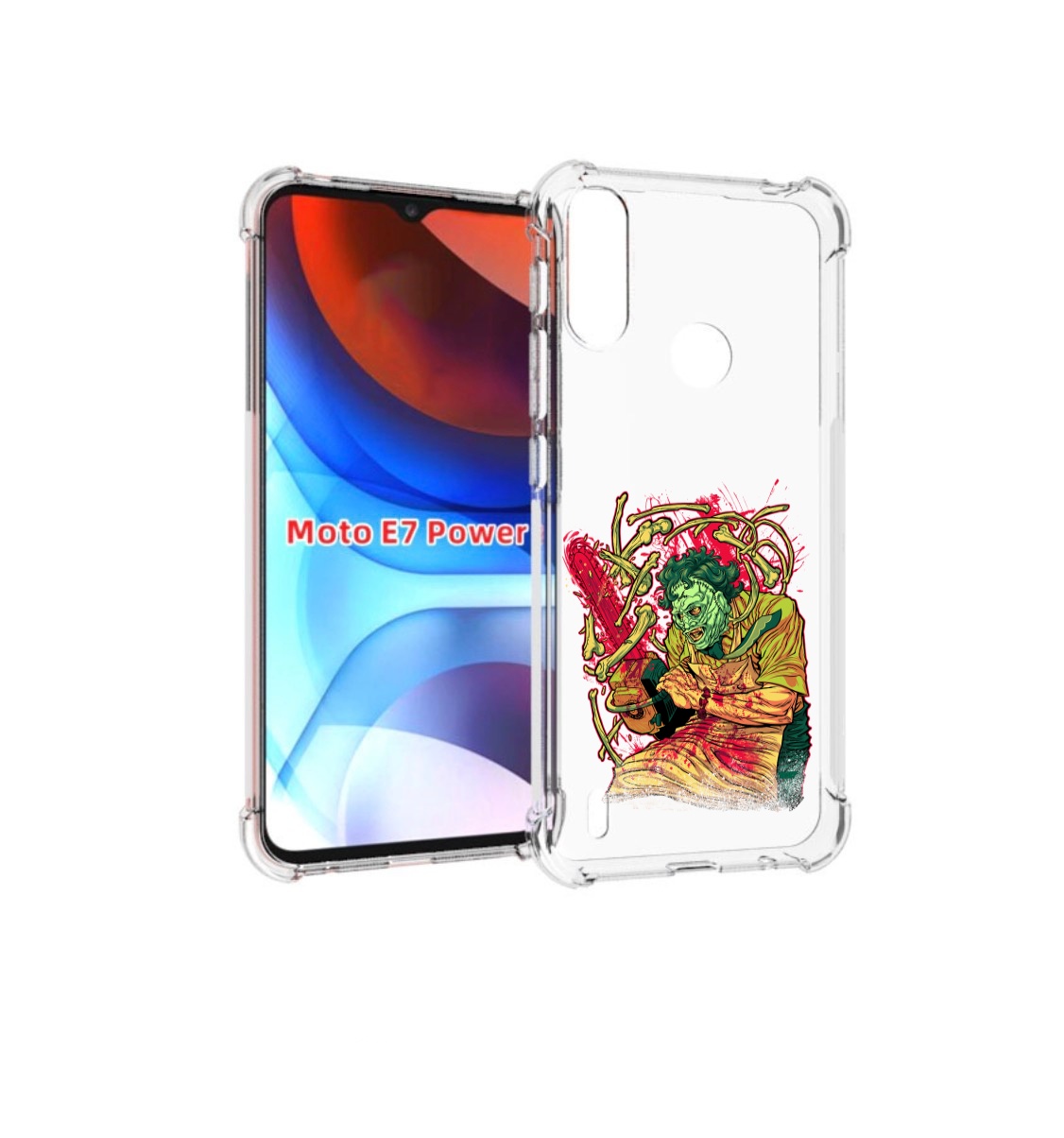 

Чехол MyPads яркий мясник для Motorola Moto E7 Power, Прозрачный, Tocco