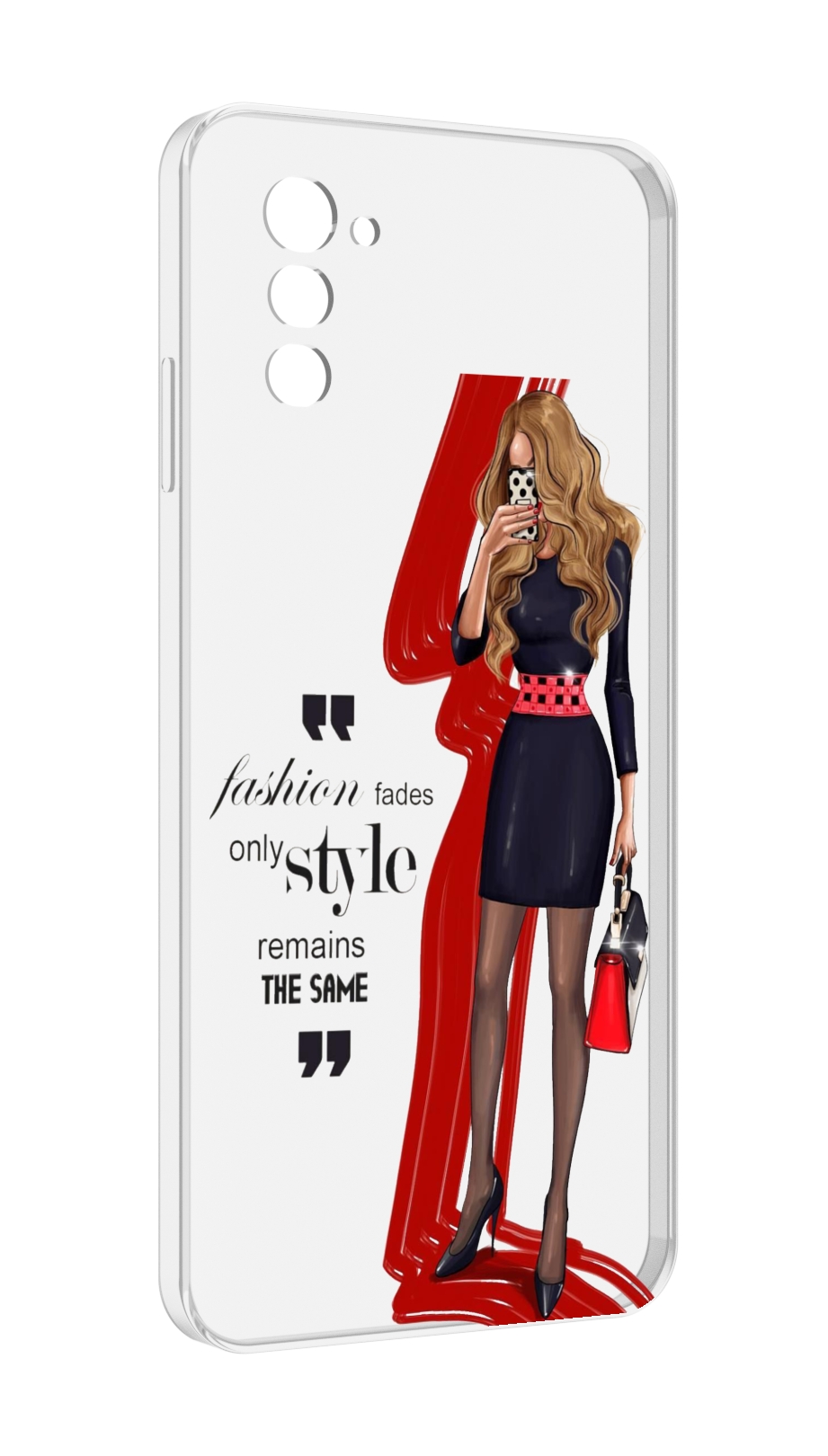 

Чехол MyPads Модная-девушка женский для UleFone Note 12 / Note 12P, Прозрачный, Tocco