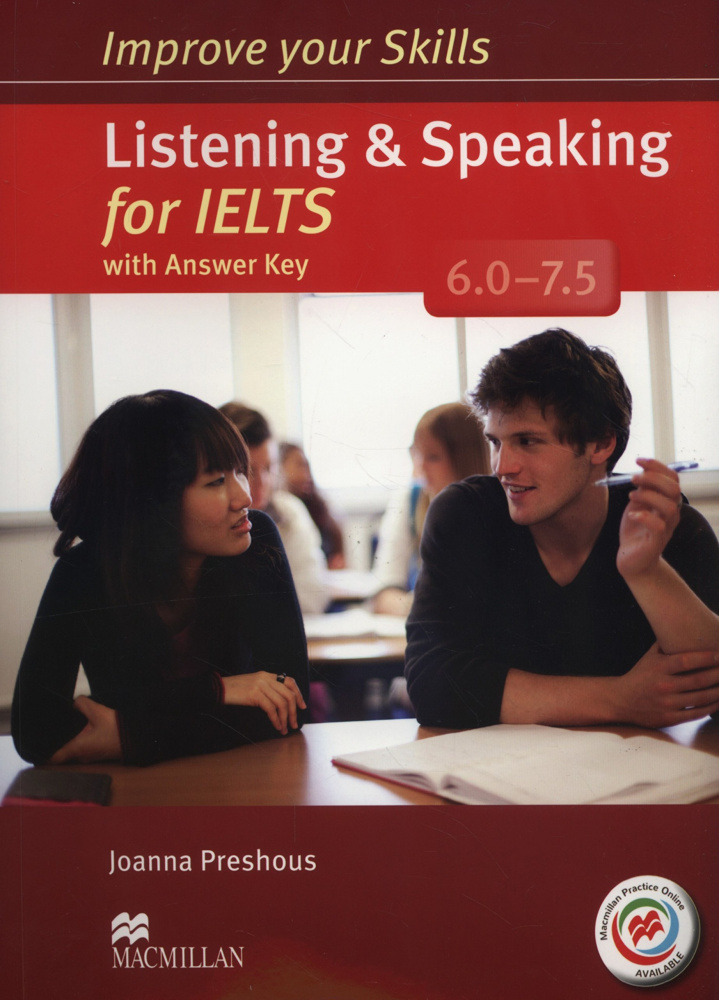 фото Книга improve your skills: listening & speaking for ielts 6.0-7.5 student's book with k... macmillan elt